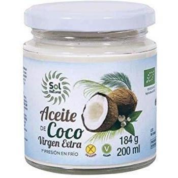 SOLNATURAL Aceite DE Coco Virgen Extra Grande Bio 580 ml, Estándar, Único