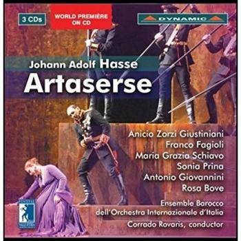 Johann Adolf Hasse: Artaserse - Complete 3CD Opera Set with Schiavo, Prina, and Fagioli