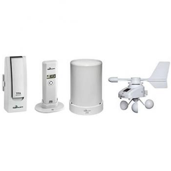 TFA-Dostmann WeatherHub SmartHome Wireless Weather Station with Temperature, Humidity, Precipitation, Wind Speed Measurement and Smartphone Communication Data Logger Model 31.4005.02