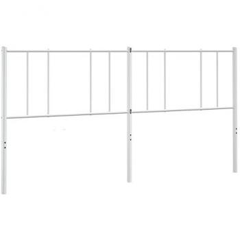 Cabecero de metal blanco 200 cm