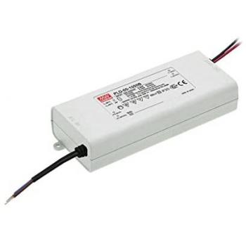 Driver LED Mean Well PLD-60-500B, 57W, Corriente constante 500mA, 65-115V DC, No regulable