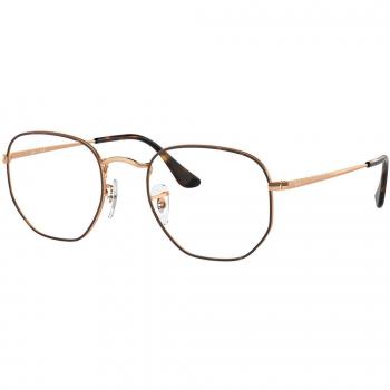 Ray-Ban RX6448 3176 Men's Eyeglasses Gold Size 51 (Frame Only) - Blue Light Block Available