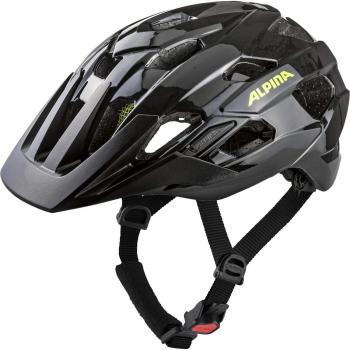 Alpina ANZANA Casco de Ciclismo, Unisex-Adult, Black-Neon Yellow, 57-61