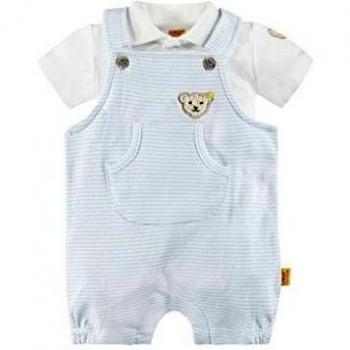 Steiff Set 2tlg. Spieler ärmellos + Body 1-Conjunto Niñas    Blau