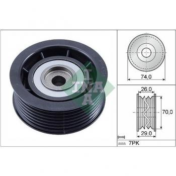 Polea de deflexión/guía para correa v-ribbed INA 532 0840 10