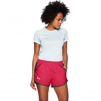 Under Armour Fly by Short Corto, Mujer, Rosa, XS