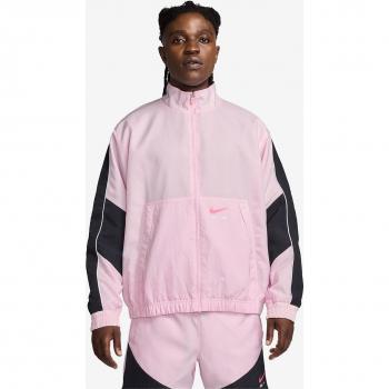 Nike Sportswear Woven Air Track Jacket for Men - Pink Foam/Black - Size XL