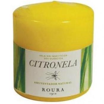 Vela de citronela Roura Bioclub con aroma natural para ahuyentar insectos