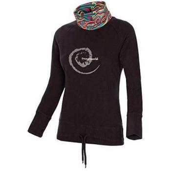 Trangoworld Caty Pullover, Mujer, Negro Ónix, XS