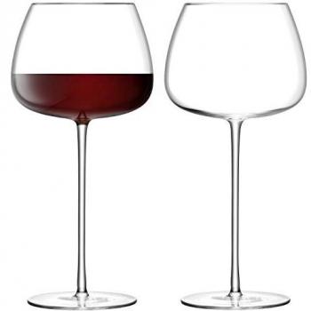 Lsa international cultura rojo vino globo cristal 590ml claro x 2 111x 111x 23cm