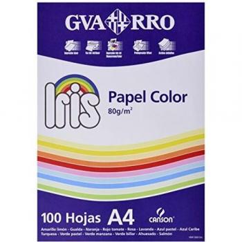 Pack A4, 100 Hojas, Guarro Repro IRIS 80g Rosa Intenso