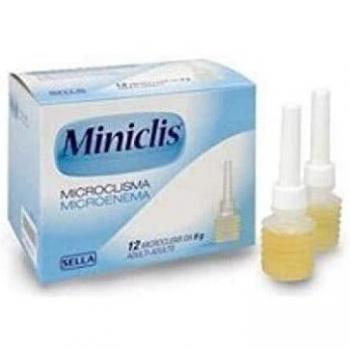 Sillín Miniclis Adulti, 12 microclismos de 9 g