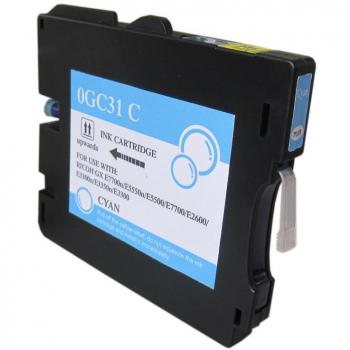 Cartucho de Tinta Pigmentada Cyan Compatible Ricoh GC31C - Reemplaza 405689/405702