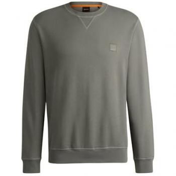 Boss Westart Men's Sweatshirt - Grey, Relaxed Fit, Size M