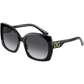 Dolce & Gabbana DG4385F Asian Fit 501/8G Women’s Sunglasses Black Size 58