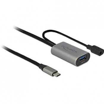 Cable de extensión USB 3.1 activo Type-C a Type-A (5 m)