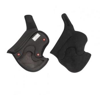 Schuberth Almohadillas de Mejillas C5 25mm - Negro, compatible con el casco Schuberth C5 y E2, medidas de 25 mm