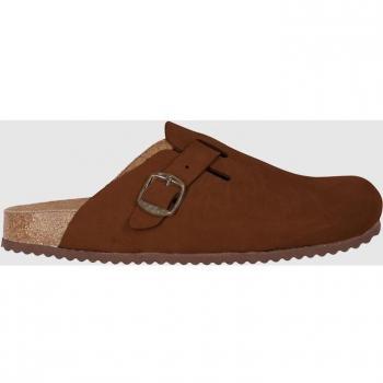 Zuecos de Piel Sueko 01 Marrón Chika10