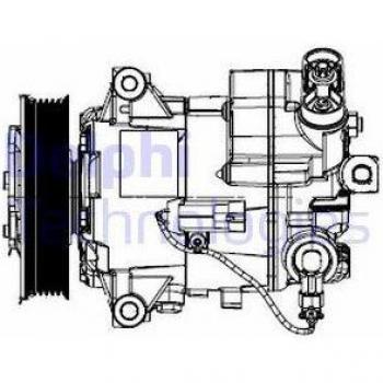 Compresor de aire acondicionado DELPHI TSP0155948