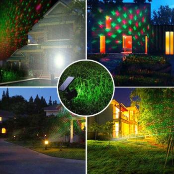 Proyector Láser Solar para Iluminación Exterior de Paisajes - Navidad