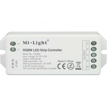 Controlador LED Inteligente Miboxer 2.4G Inalámbrico RGB/RGBW/RGB+CCT con Panel WIFI y Regulador de Luz DC12V-24V