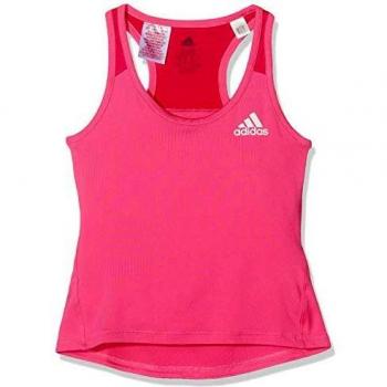 adidas Tank, Niñas, Semi Solar Pink/Real Magenta/White, 13-14A