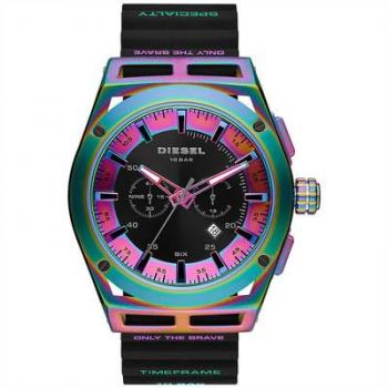 Diesel DZ4547 Multicolor Steel-Silicone Men's Chronograph Watch 48mm