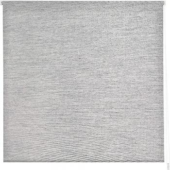 Estor Enrollable Translúcido Liso Easy Fix BRAN 55 x 180 cm Color Gris Claro Sin Taladrar