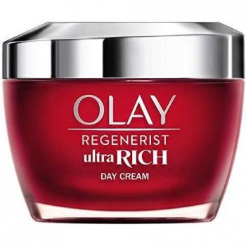 Olay Regenerist Ultra Rich Crema De Día, Textura Rica No Grasa, Con Vitamina B3, Péptidos Y Manteca De Karité , 50 ml