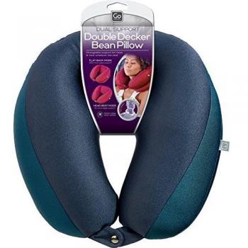 GO Travel – Doble Propósito Puf relleno almohada de cuello para viaje