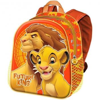Mochila El Rey León Disney Future King 39cm Escolar Naranja