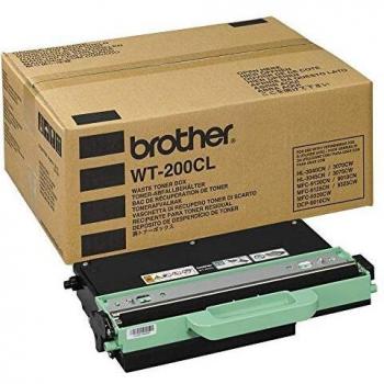 Bote Original Brother WT200CL para Toner Residual, Compatible con HL3040CN/HL3070CW/DCP9010CN/MFC9120CN/MFC9320CW