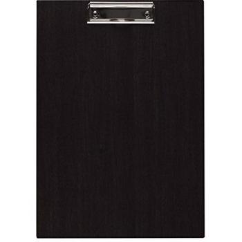 Lacor Claudio collection 28321- Porta menú fabricado en Simil-Piel con pinza metálica de color plata, 23'5x33'5 cm