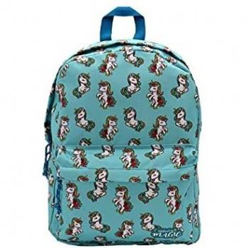 CYP BRANDS - Mochila Juvenil Adaptable a Trolley Unicorn by Bagoose, Rosa, Talla única