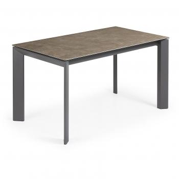 Kavehome mesa extensible axis 140200x90 gris sobre vulcano 3