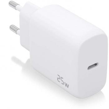 Cargador de Pared USB-C PD3.0 25W - Color Blanco