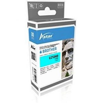 Cartucho de tinta cian Astar (sustituye Brother LC1240C) 600 páginas 7.1ml