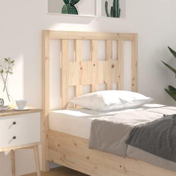 Cabecero de cama de madera maciza de pino 96x4x100 cm