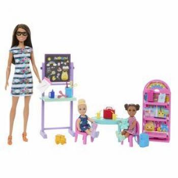 Barbie Muñeca Escuela Infantil - Muñeca de juguete, incluye vestimenta escolar, accesorios educativos, articulaciones móviles, ideal para niños a partir de 3 años