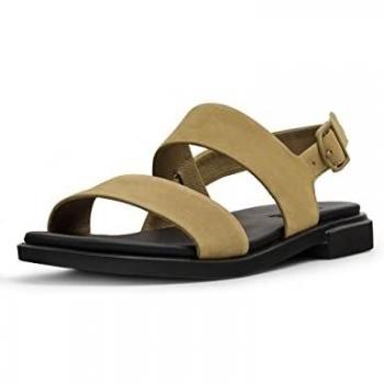 CAMPER Edy Suede Sandals for Women - Brown, Size 38 (7.5 US)