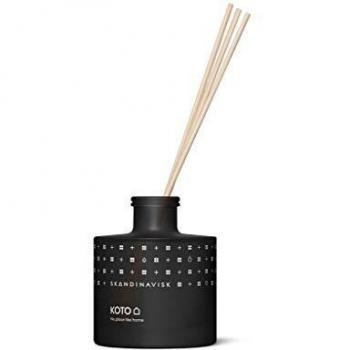 Difusor de varillas Koto Skandinavisk con 8 cañas, aroma a vainilla, cáscara de naranja seca, ámbar y cuero, 200 ml