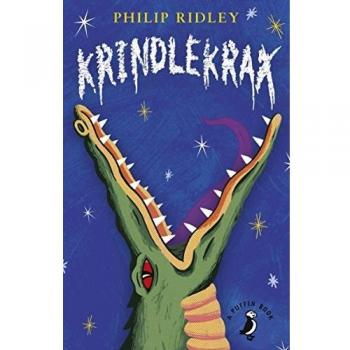 Libro en tapa blanda Krindlekrax de Philip Ridley (Edición Puffin)