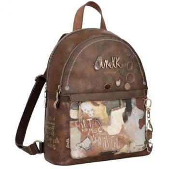 Mochila Anekke Outer City 30 cm Multicolor para Dama con 2 Compartimentos
