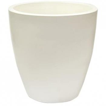 Macetero de Polietileno Blanco 40x40 cm por Rotomoldeo WELLHOME