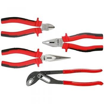 KS Tools 115.1004 Juego de alicates ERGOTORQUE, 4 pzs