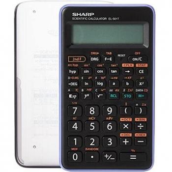 Calculadora Científica Sharp EL-501T 12 Dígitos Violeta con 146 Funciones