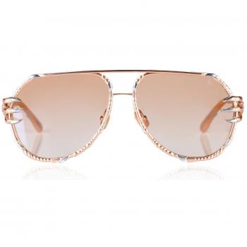 Anna-Karin Karlsson THE CLAW PILOT Rose Gold Women’s Sunglasses Gold Size 62