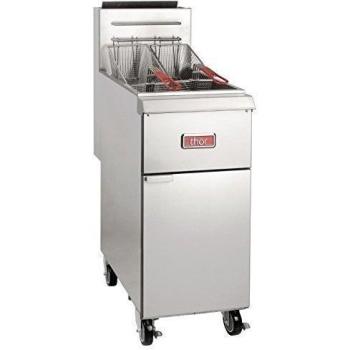Thor gl166-n Natural Gas Heavy Duty freidora, 25 L