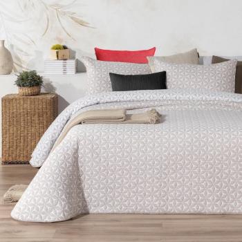 Colcha jacquard reversible con cojines floral Manterol