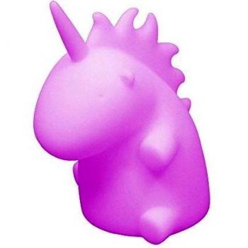 Smoko Uni the Unicorn - Lámpara, diseño de unicornio, color violeta